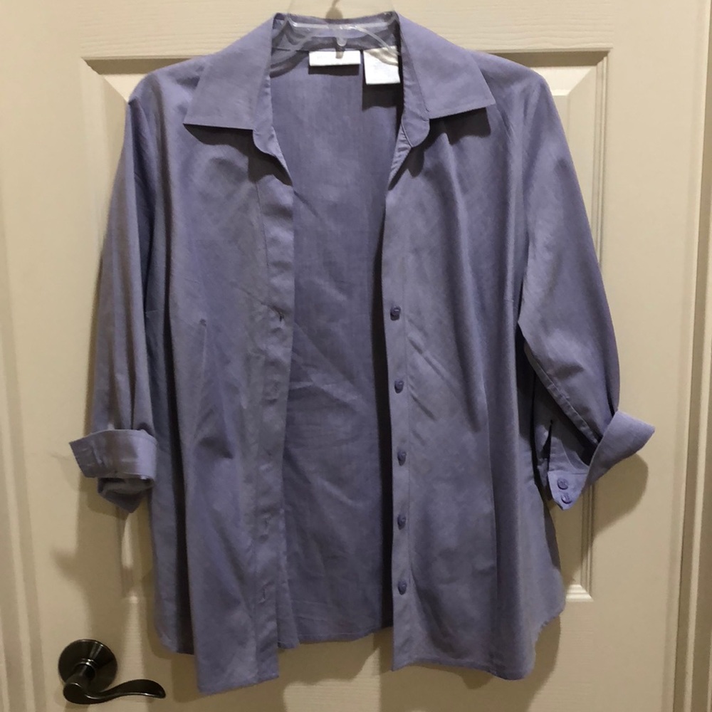 Worthington petite light blue dress shirt
